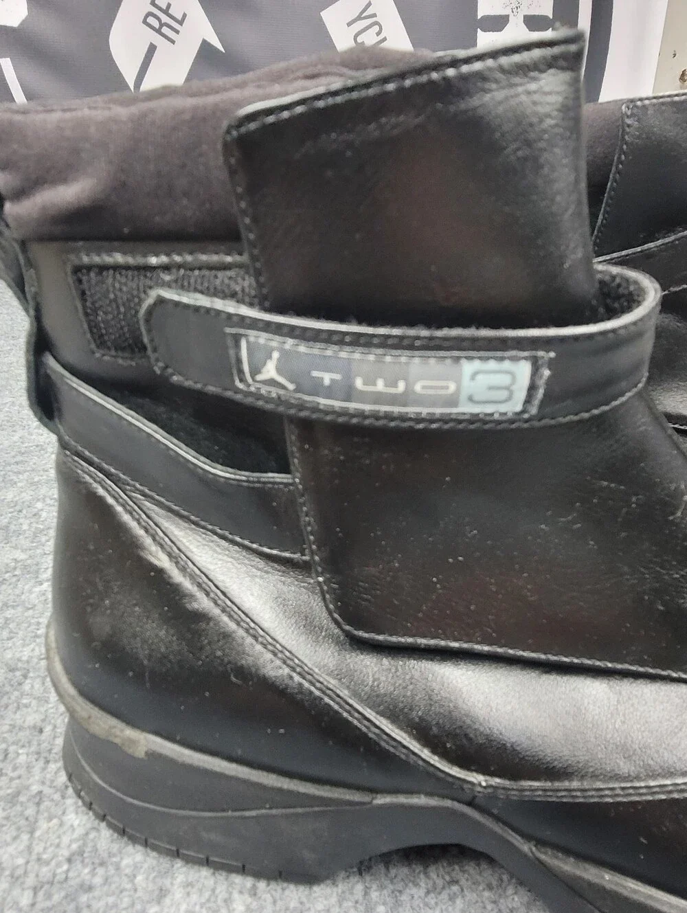 Vintage Very Rare 2001 Jordan Two3 Elegante Leather Boot Shoe Size 12